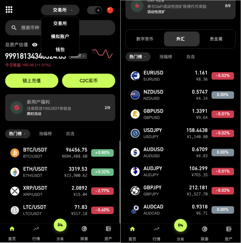 区块链交易所源码,dapp授权交易所源码,多国语言 支持秒合约 现货 币币 U本位 杠杆-贤钊源码